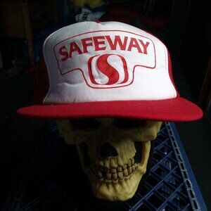 Deadstock Vintage Safeway Snap Trucker Hat Cap